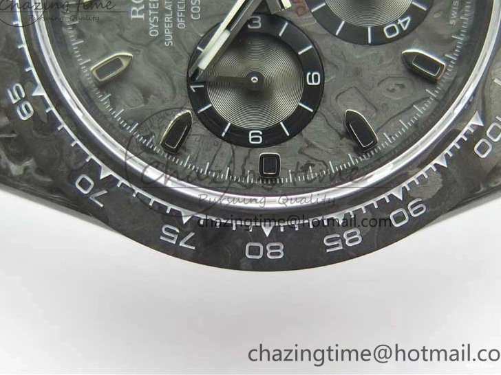 MiroTime 0414 Stretchable Daytona DIW All Black Carbon Noob 1:1 Best Edition Black Dial on Black Nylon Strap SA 2582